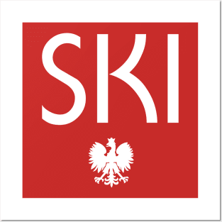 SKI Polish Eagle Dyngus Day Posters and Art